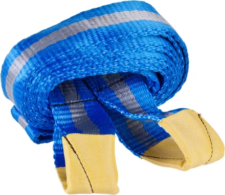 Трос буксировочный ЗУБР &quot;ЭКСПЕРТ&quot;, 2 петли, сумка, 5м, 7т 61216-7 купить в Ноябрьске