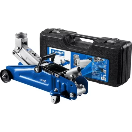 Домкрат гидравлический подкатной T30, 2т, 135-330мм, в кейсе, ЗУБР Профессионал 43053-2-K купить в Ноябрьске