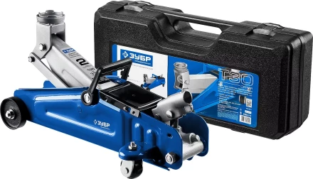 Домкрат гидравлический подкатной T30, 2т, 135-330мм, в кейсе, ЗУБР Профессионал 43053-2-K купить в Ноябрьске