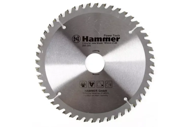 Диск пильный твердосплавный HAMMER Ф185х30мм 48зуб. купить в Ноябрьске