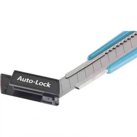 Нож 145 мм корпус ABS-пластик выдв. сегм. лезвие 9 мм SK-5 метал. направляющая GROSS 78895 купить в Ноябрьске