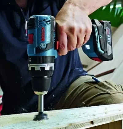 Дрель-шуруповерт аккумуляторная BOSCH GSB 18 V-EC ударная купить в Ноябрьске