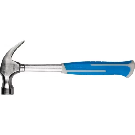Молоток-гвоздодер ЗУБР цельнометаллический, с двухкомпонентной пластиковой рукояткой, 560г 20250-560_z01 купить в Ноябрьске