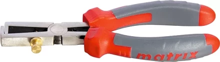 Клещи для снятия изоляции, 160мм, двухкомпонентные рукоятки MATRIX PROFESSIONAL 17715 купить в Ноябрьске