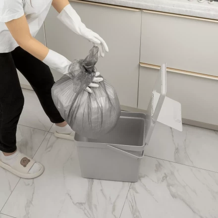 Пакеты для мусора 60 л x 50 шт. серые, Home Palisad 927125 купить в Ноябрьске