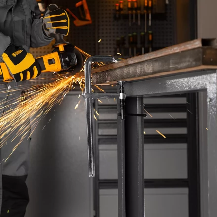 Струбцина F-образная Denzel 20477, 120x300мм, кованая купить в Ноябрьске