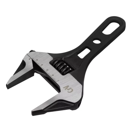 Ключ разводной 185 мм Denzel 15754, CrV, кованый, укороченная рукоятка купить в Ноябрьске