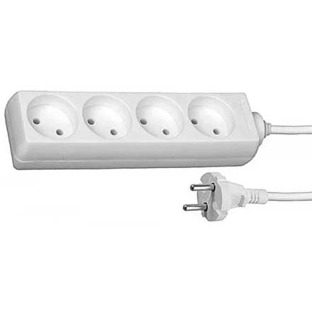 Удлинитель СВЕТОЗАР электрический, 4 гнезда, 3м SV-55040-3 купить в Ноябрьске