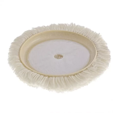 Насадка полировальная под липучку 180 мм плетеная шерстяная нить MATRIX артикул 75958 купить в Ноябрьске