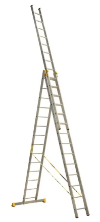 Лестница 3-х секционная алюминиевая 3*14 1013311 купить в Ноябрьске