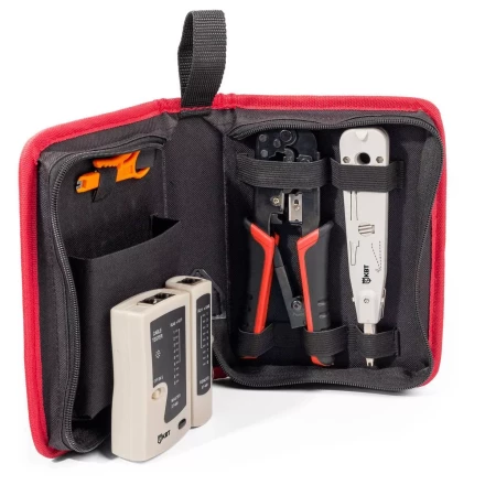 Набор КВТ LAN-4 для работ с сетевым кабелем (85935) купить в Ноябрьске