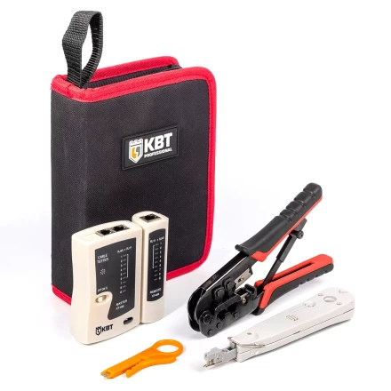 Набор КВТ LAN-4 для работ с сетевым кабелем (85935) купить в Ноябрьске