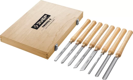 ЗУБР УМЕЛЕЦ-8, 8 шт, Р6М5, набор ручных резцов по дереву, Профессионал (18374) купить в Ноябрьске