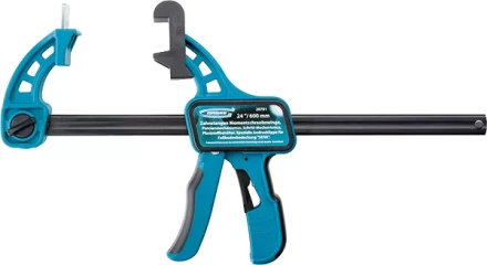Струбцина реечная быстрозажим, пистолетного типа, пошаг. мех. пласт. корп. 24&quot; (600 мм) GROSS 20701 купить в Ноябрьске