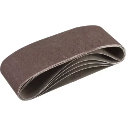 Лента шлифовальная бесконечная ЗУБР "СТАНДАРТ" на тканевой основе, для ЛШМ, P180, 75х533мм, 5 шт 35342-180