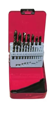 Набор сверл д/мет.Р6М5  13шт.в мет.футляре 1/50 25213 купить в Ноябрьске