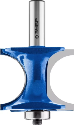 ЗУБР 54 x 51 мм, радиус 12.7 мм, фреза полустержневая с подшипником, Профессионал (28722-54) купить в Ноябрьске