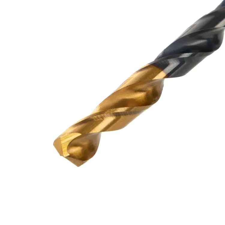 Сверло по металлу, 4,8 мм, HSS-Tin, Golden Tip, 10 шт. Denzel 717212 купить в Ноябрьске