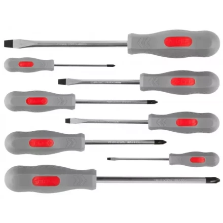 Набор ЗУБР &quot;МАСТЕР&quot;: Отвертки, Cr-v, эргономичная двухкомпонентная рукоятка, 8шт 25065-H8_z02 купить в Ноябрьске