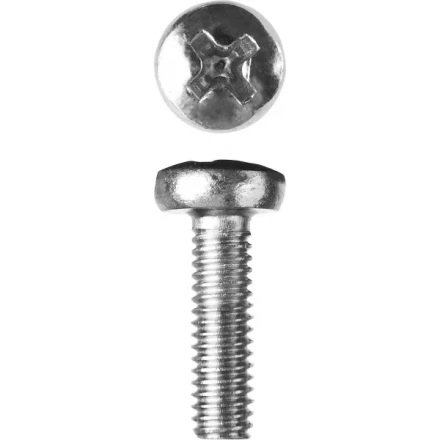 Винт ЗУБР &quot;МАСТЕР&quot; DIN 7985, класс прочности 4.8, оцинкованный, M4x12мм, 5кг 303150-04-012 купить в Ноябрьске