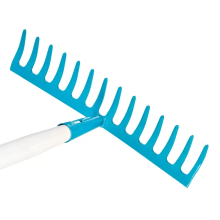 Грабли стальные Palisad, 360х1250 мм, 14 прямых зубьев, деревянный лакированный черенок, Luxe 6178988 купить в Ноябрьске