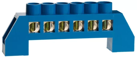 Шина СВЕТОЗАР нулевая, в изоляц оболочке, 6х9мм, 6 полюсов, макс. ток 100А 49805-06 купить в Ноябрьске