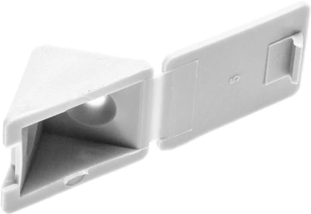 Уголок мебельный ЗУБР с шурупом, цвет белый, 4,0x15мм, ТФ6, 4шт 4-308256-3 купить в Ноябрьске