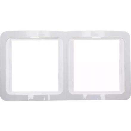 Панель СВЕТОЗАР &quot;ГАММА&quot; двойная вертикальная, цвет белый SV-54147-W купить в Ноябрьске