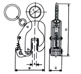 Захват для вертикального подъема листового металла тип DSQA-5.0 купить в Ноябрьске
