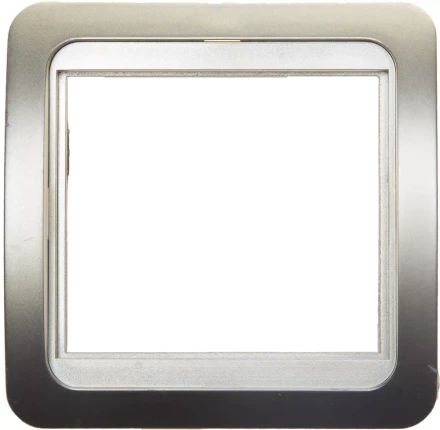 Панель СВЕТОЗАР &quot;ГАММА&quot; накладная, цвет золотой металлик, 1 гнездо SV-54145-GM купить в Ноябрьске