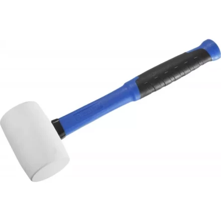 Киянка ЗУБР &quot;ПРОФЕССИОНАЛ&quot; резиновая белая, с фиберглассовой ручкой, 450г 20531-450_z02 купить в Ноябрьске