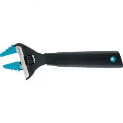 Ключ разводной, 150 мм,CrV, тонкие губки, защитные насадки GROSS 15567