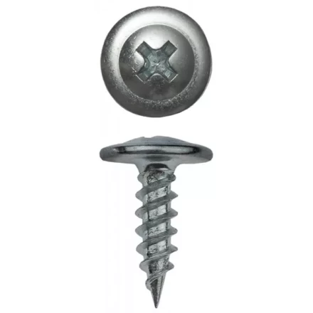 Саморезы ЗУБР с прессшайбой по листовому металлу до 0,9мм, PH2, 4,2х14мм, ТФ7, 75шт 4-300197-42-014 купить в Ноябрьске