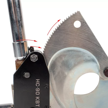 Секторные ножницы КВТ НС-90 для резки бронированных кабелей до 90 мм (84392) купить в Ноябрьске