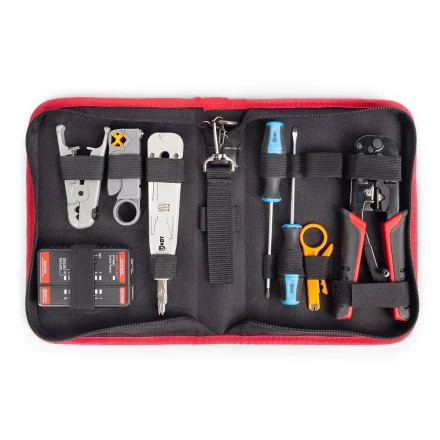 Набор КВТ LAN-8 для работ с сетевым кабелем (90348) купить в Ноябрьске