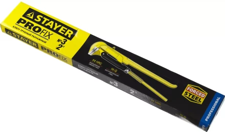 Ключ трубный STAYER &quot;PROFI&quot; рычажный, кованый, прямые губки, № 3, 2&quot; 27311-3 купить в Ноябрьске