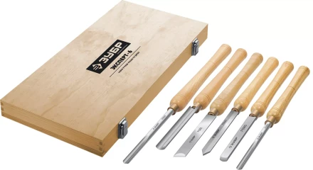 ЗУБР Эксперт-6, 6 предм., набор ручных резцов по дереву, Профессионал (18370) купить в Ноябрьске