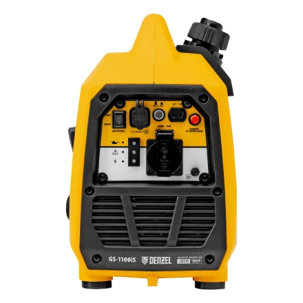 Генератор инверторный GS-1100iS, 1,1 кВт, 230 В, закрытый корпус, ручной старт// DENZEL 94718 купить в Ноябрьске