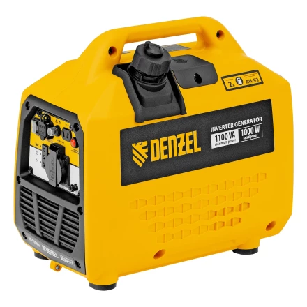 Генератор инверторный GS-1100iS, 1,1 кВт, 230 В, закрытый корпус, ручной старт// DENZEL 94718 купить в Ноябрьске