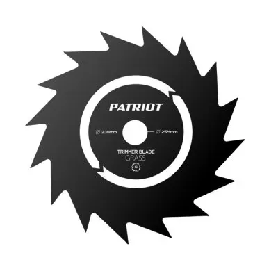 нож для травы PT-GSB16T  230x25.4x1.6   16-зубый   Patriot купить в Ноябрьске