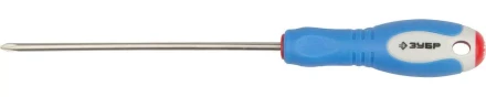 Отвертка ЗУБР, Cr-V сталь, трехкомпонентная рукоятка, цветовая индикация типа шлица, PH №0, 100мм 25252-0-100_z01 купить в Ноябрьске