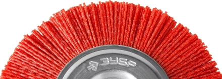 ЗУБР &quot;ПРОФЕССИОНАЛ&quot;. Щетка дисковая для дрели, нейлоновая проволока с абразивным покрытием, 100мм 35161-100_z02 купить в Ноябрьске