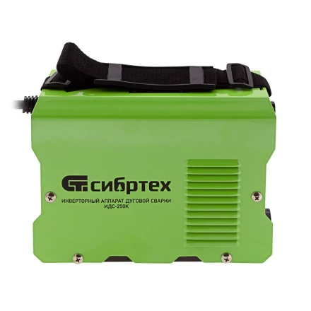 Инверторный аппарат дуговой сварки ИДС-250K, 250 А, ПВ 80%, диаметр электрода 1,6-5 мм Сибртех 94396 купить в Ноябрьске