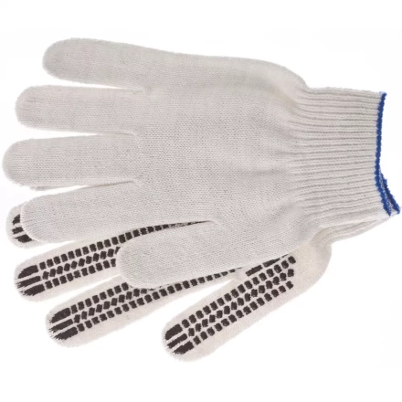 Перчатки трикотажные рисунок ПВХ гель Протектор оверлок Сибртех Россия 67778 купить в Ноябрьске