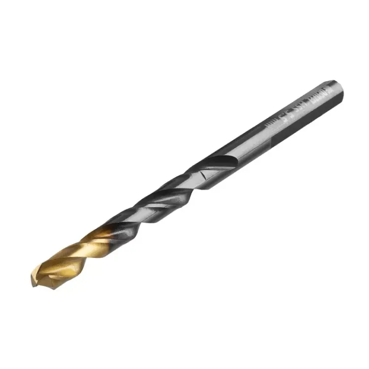 Сверло по металлу, 5,5 мм, HSS-Tin, Golden Tip, 10 шт. Denzel 717214 купить в Ноябрьске