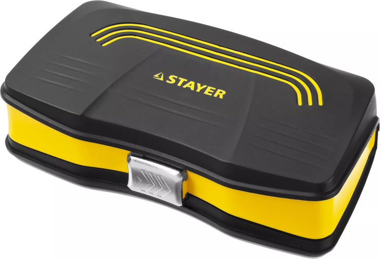 Набор STAYER "PROFESSIONAL": Биты и торцовые головки с трещеткой и воротком, 39 предметов 25135-H39 купить в Ноябрьске