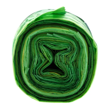 Пакеты для мусора с завязками 35 л x 15 шт., зеленые, Home Palisad 927175 купить в Ноябрьске