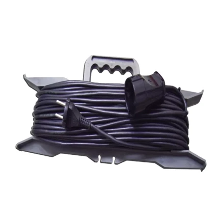 Сварочный удлинитель силовой 20м на рамке GLANZEN штепс. Гнездо ПВС 2*2,5 20м ER-20-010 купить в Ноябрьске