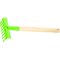 Грабли витые 8-зубые Palisad, 160х390 мм, стальные, деревянная рукоятка, 617617