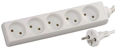 Удлинитель СВЕТОЗАР электрический, 5 гнезд, 5м SV-55050-5 купить в Ноябрьске